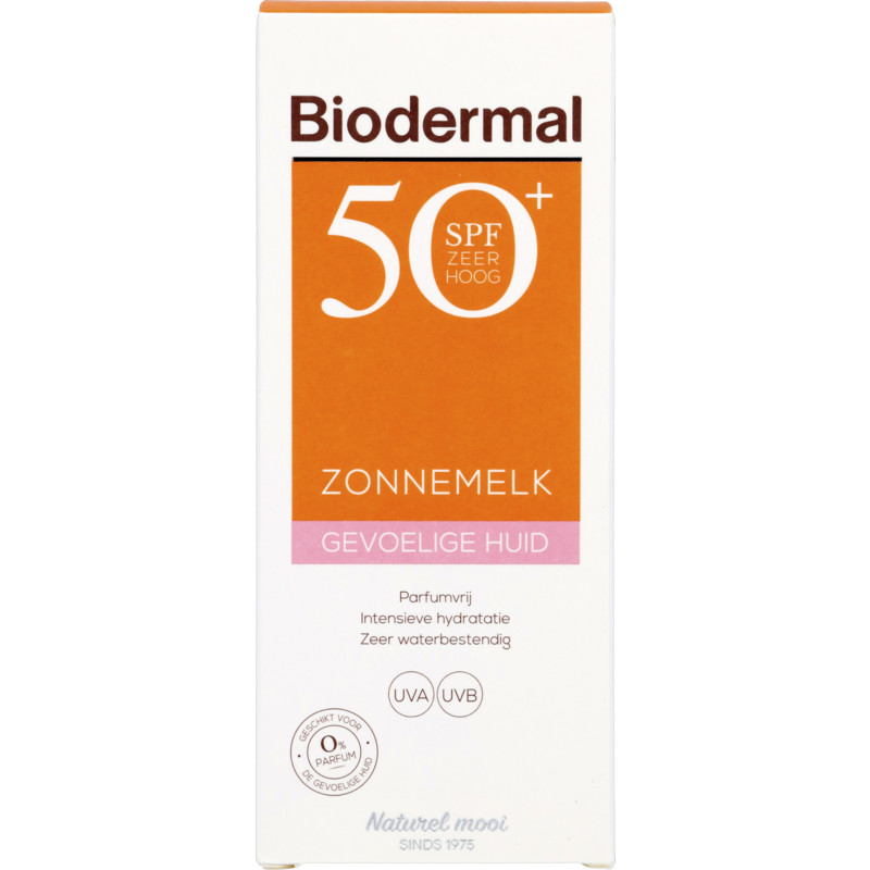 Een afbeelding van Biodermal Gevoelige huid zonnemelk spf50