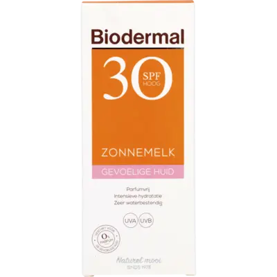 pdp-image-Biodermal Gevoelige huid zonnemelk spf30