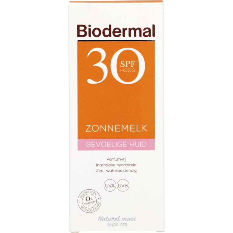 Een afbeelding van Biodermal Gevoelige huid zonnemelk spf30