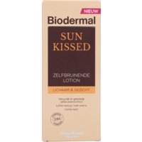 Albert Heijn Biodermal Sun kissed zelfbruinende lotion lichaam aanbieding