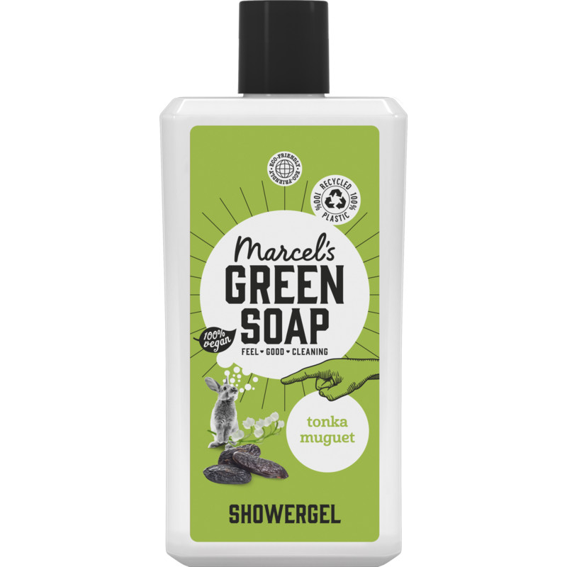 Een afbeelding van Marcel's Green Soap Showergel Tonka & Muguet