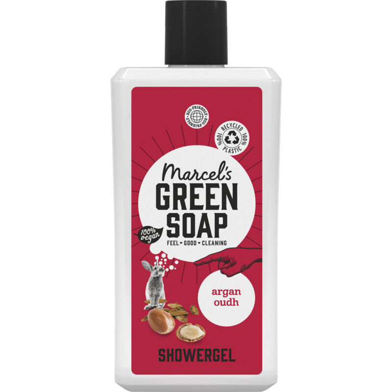Een afbeelding van Marcel's Green Soap Shower gel argan oudh