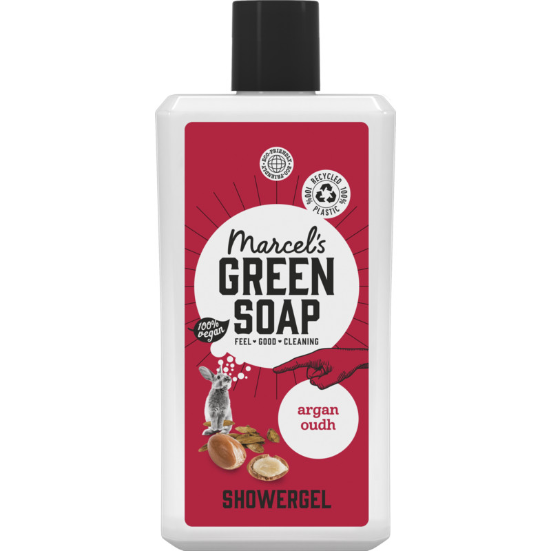 Een afbeelding van Marcel's Green Soap Showergel Argan & Oudh