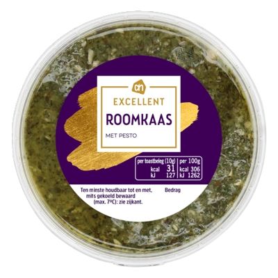 pdp-image-AH Excellent FF Roomkaas met pesto topping 125g