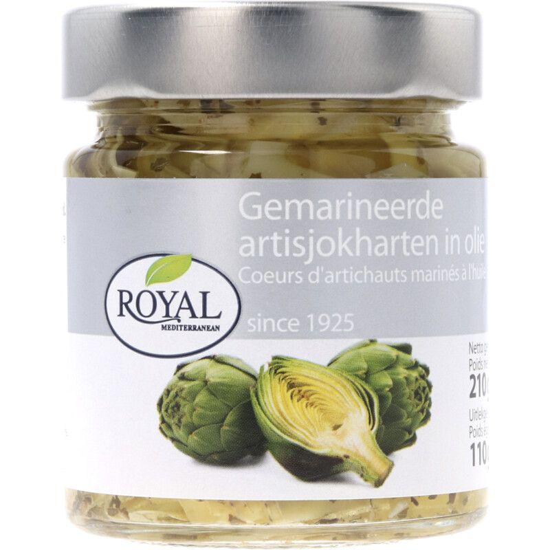 Een afbeelding van Royal Gemarineerde artisjokharten in olie
