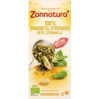 Een afbeelding van Zonnatura 100% brandnetel citroengras infusie