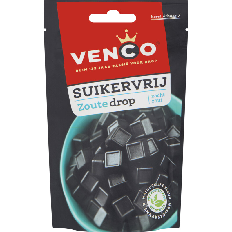 Een afbeelding van Venco Suikervrij Zout 100g