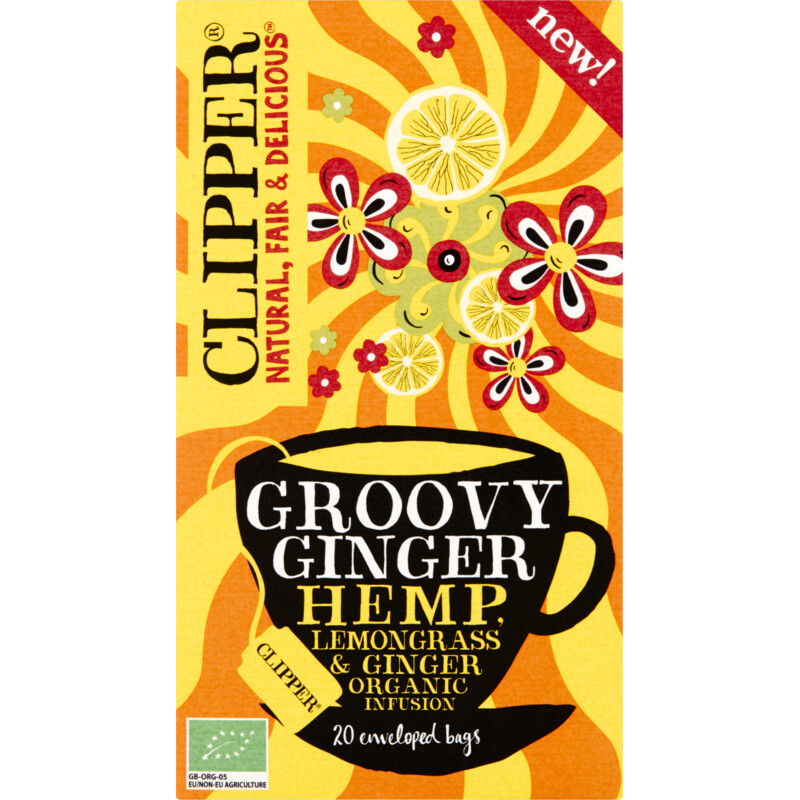 Een afbeelding van Clipper Clip hemp groovy ginger
