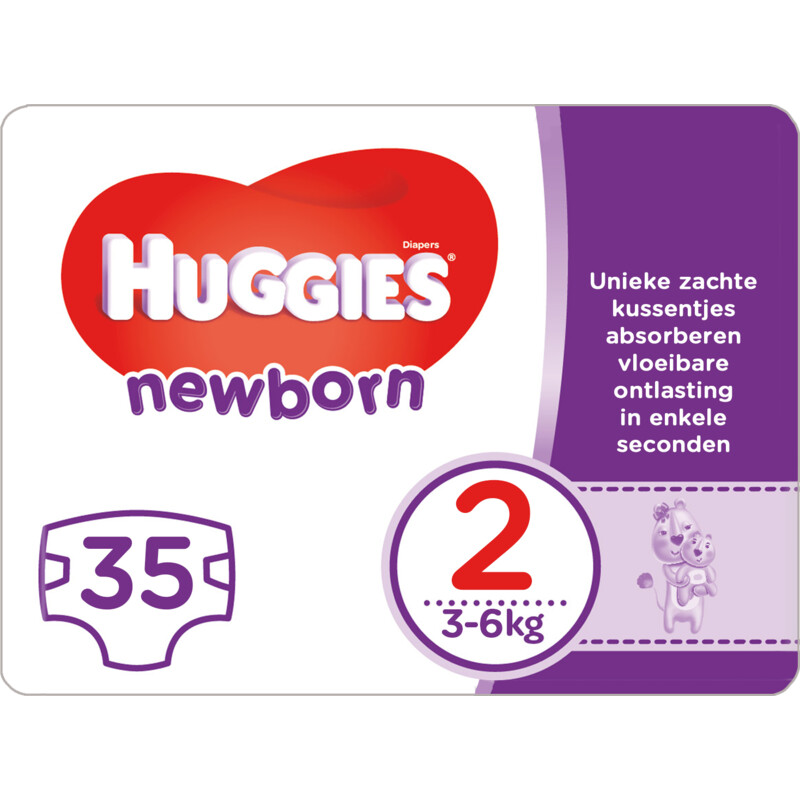 Een afbeelding van Huggies Luiers maat 2 Newborn