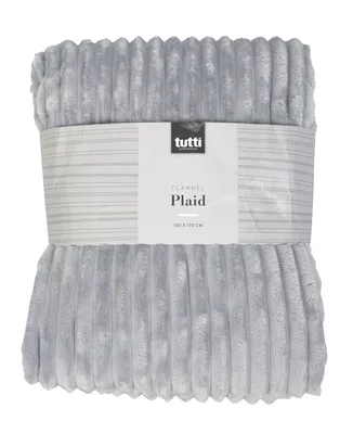 pdp-image-Tutti Mistral Home Flannel plaid light grey 130*170 cm
