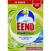 Een afbeelding van WC-Eend Fresh discs lime zest navulling