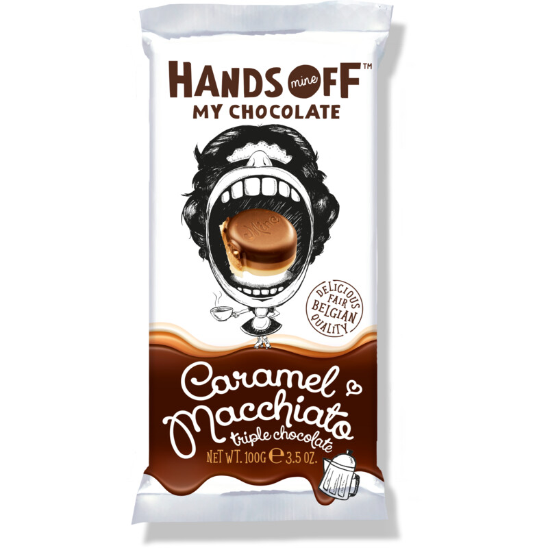 Een afbeelding van Hands Off Caramel macchiato triple chocolate