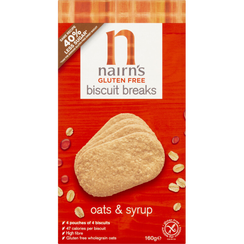 Een afbeelding van Nairn's Biscuit breaks oats & syrup gv