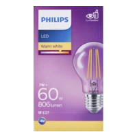 Philips Led fil standaard helder E27 60W