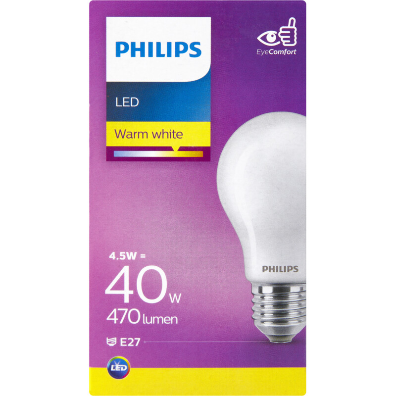 rommel toetje ei Philips Led lamp mat 40watt reserveren | Albert Heijn