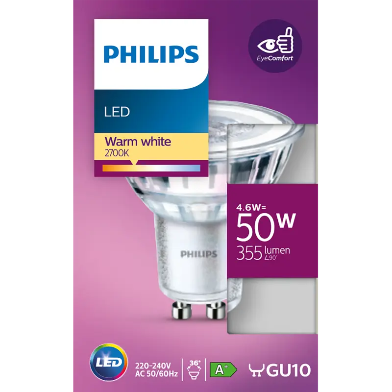 Philips Led spot GU10 50W