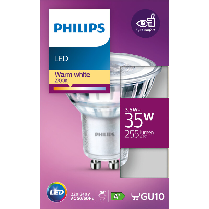 Renovatie Monteur Oceanië Philips Led spot GU10 35W bestellen | Albert Heijn