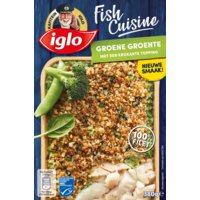 Een afbeelding van Iglo Fish cuisine groene groente