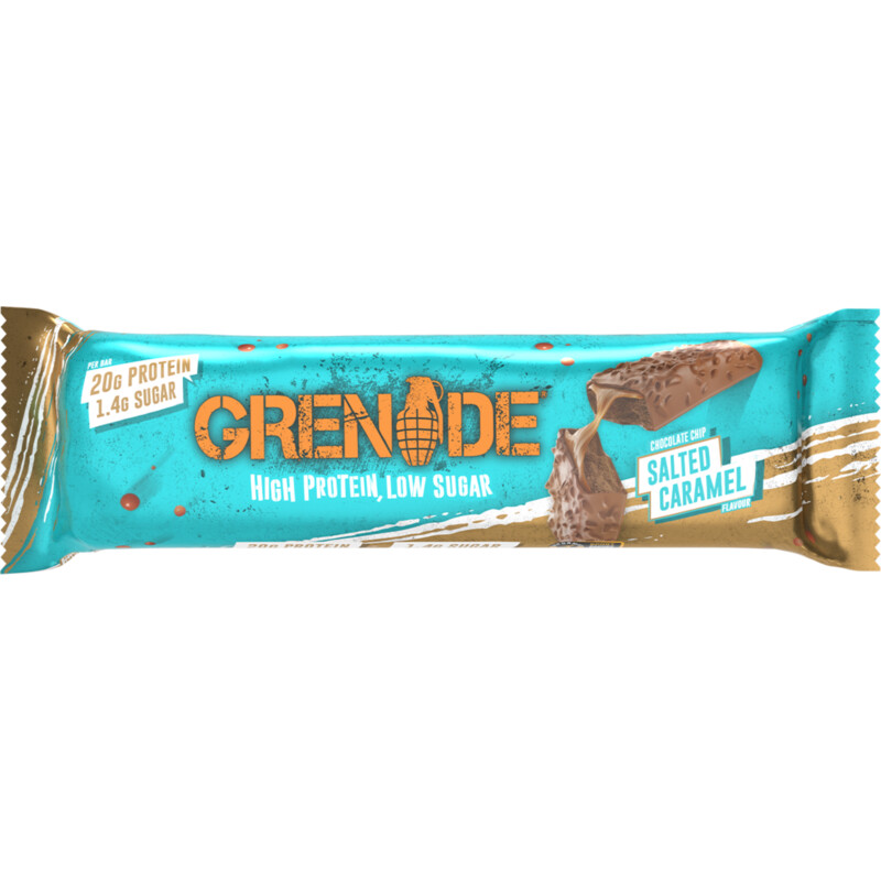 Een afbeelding van Grenade Protein bars choc chip salt caramel