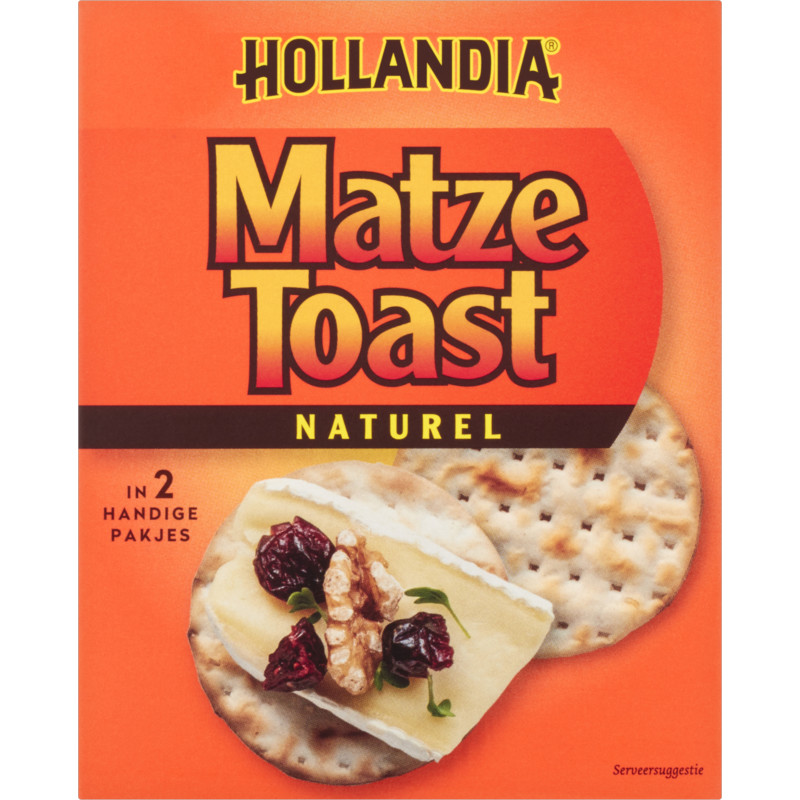 Een afbeelding van Hollandia Matze toast naturel