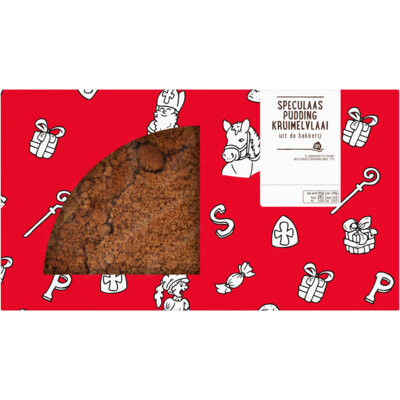 AH Speculaas pudding kruimel vlaai half bestellen | Albert Heijn