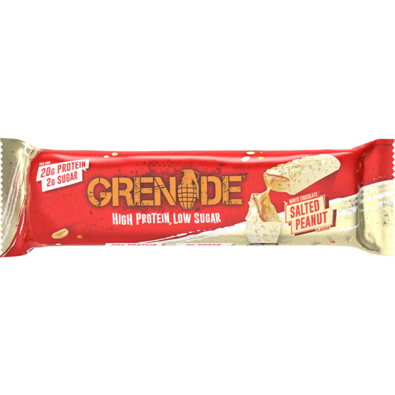 Een afbeelding van Grenade Protein bars white choc salt peanut