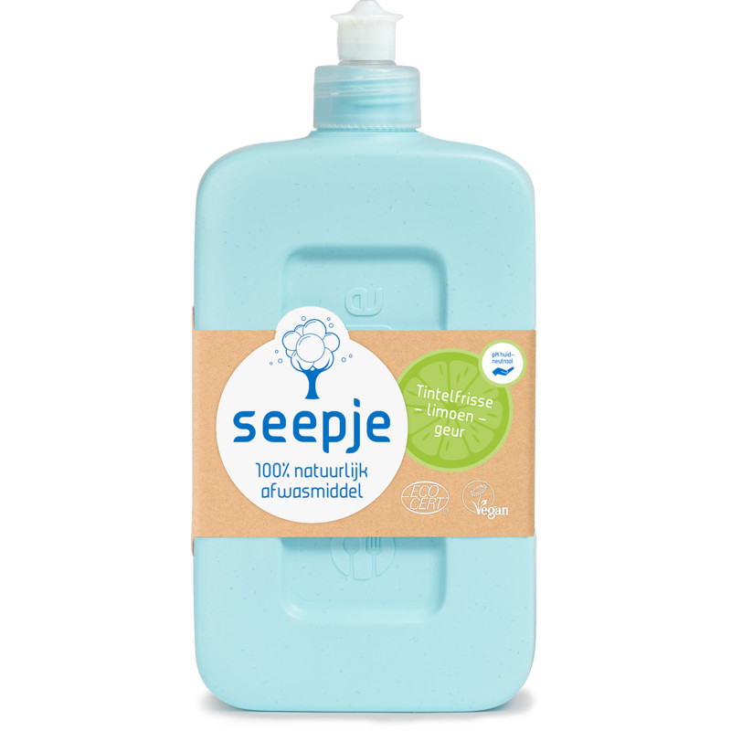 Een afbeelding van Seepje Afwasmiddel tintelfrisse limoen geur