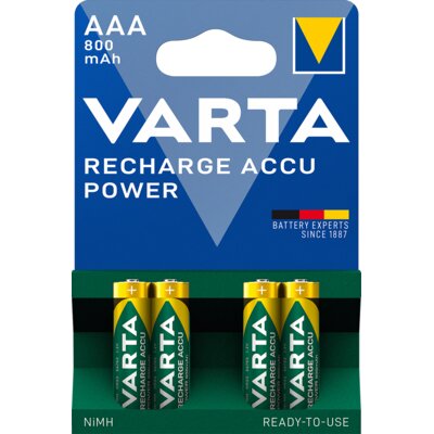 pdp-image-Varta AAA oplaadbare batterijen 800 mAh
