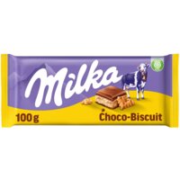 Een afbeelding van Milka Reep melk choco-biscuit
