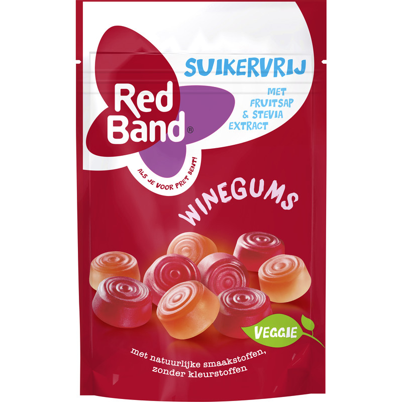 Een afbeelding van Red Band Suikervrij winegums