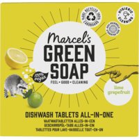 Een afbeelding van Marcel's Green Soap Vaatwastabletten grapefruit & limoen