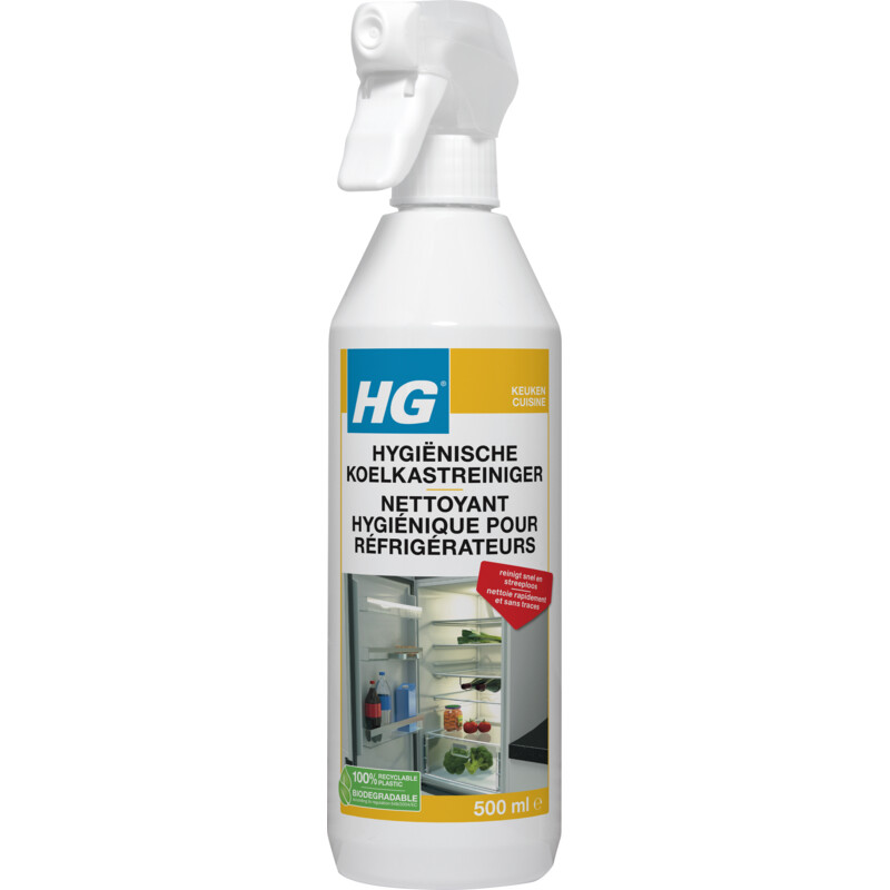 Een afbeelding van HG Hyginische koelkastreiniger
