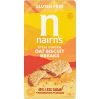 Een afbeelding van Nairn's Biscuit breaks oats ginger glutenvrij