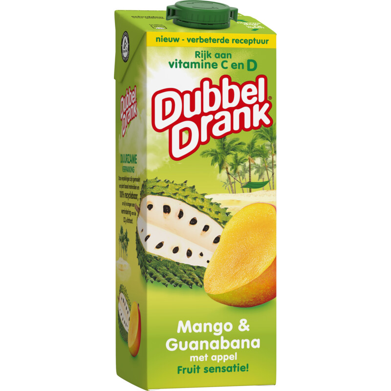 Een afbeelding van DubbelDrank Mango & guanabana