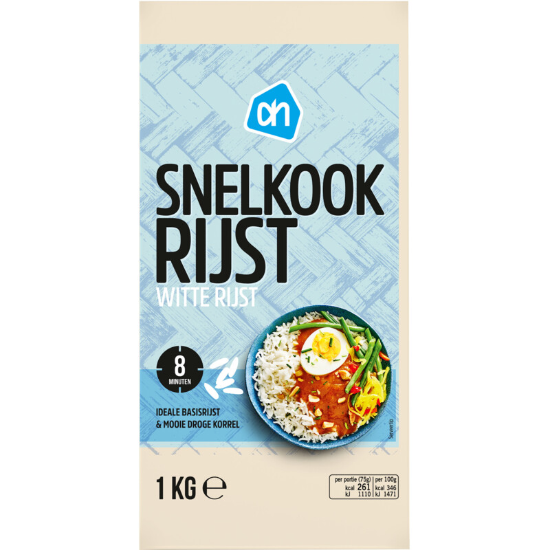 Een afbeelding van AH Witte snelkook rijst