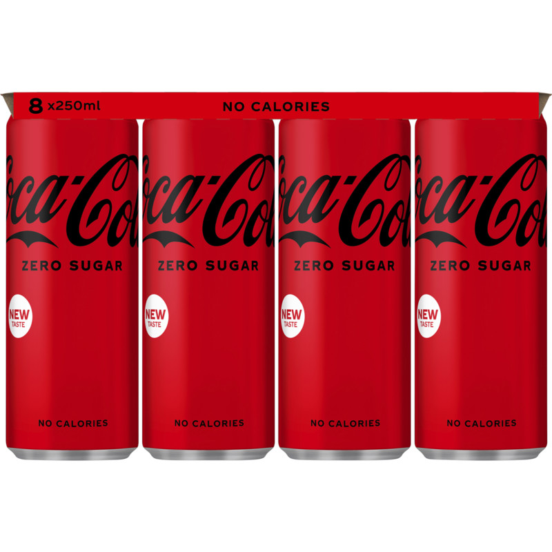 Een afbeelding van Coca-Cola Zero 8-pack