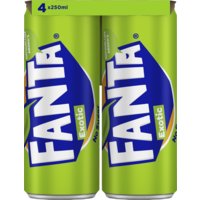 Een afbeelding van Fanta Exotic no sugar 4-pack