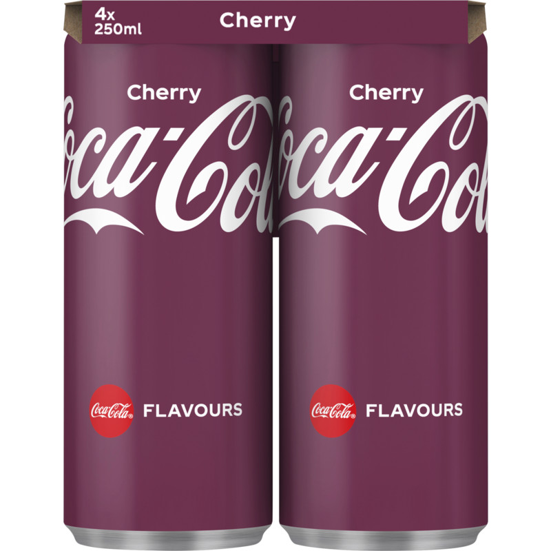 Een afbeelding van Coca-Cola Cherry 4-pack