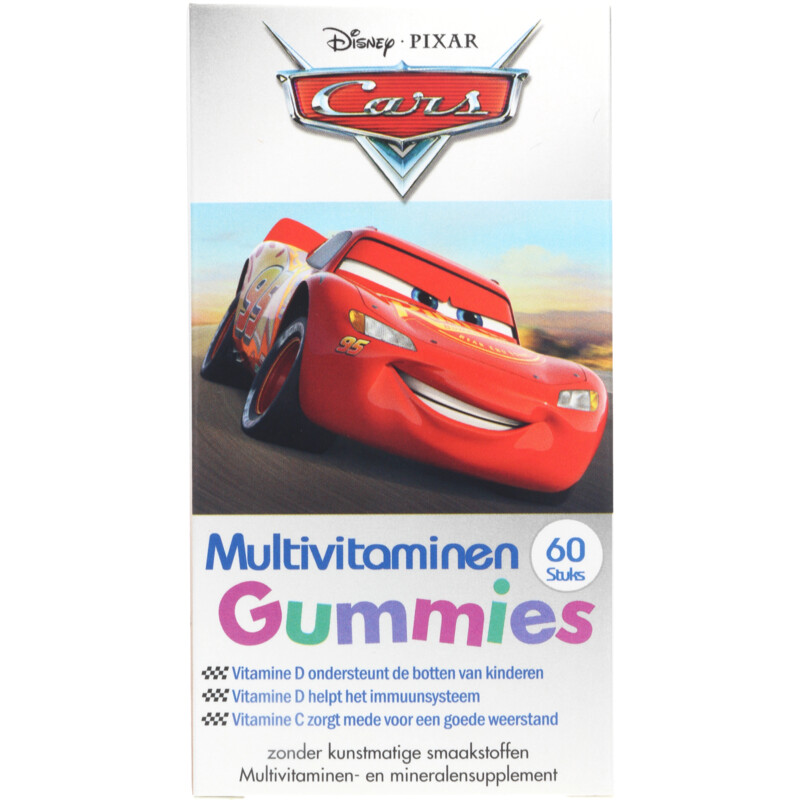 Een afbeelding van Disney Cars multivitamines gummies