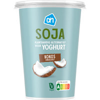 Een afbeelding van AH Plantaardig variatie yoghurt soja kokos