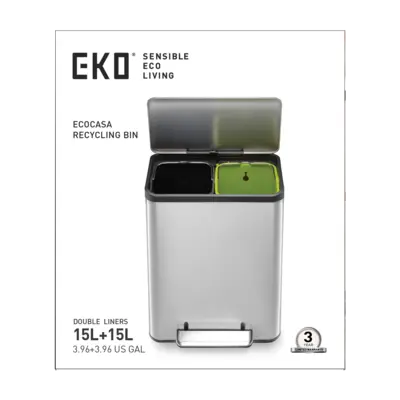 pdp-image-Eko Ecocasa afvalscheider double 15 liter