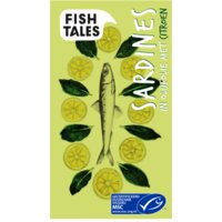 Een afbeelding van Fish Tales Sardines in olijfolie met citroen