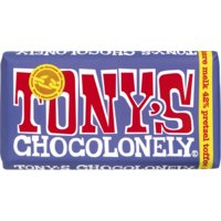 Een afbeelding van Tony's Chocolonely Donkere melkchocolade pretzel toffee