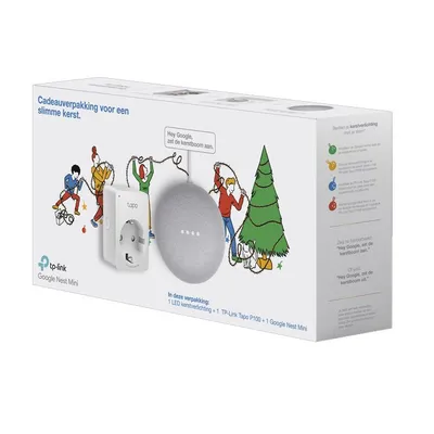 pdp-image-Google Nest mini+ smart plug+ gratis kerstverl.