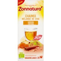 Een afbeelding van Zonnatura Chaimix kurkuma kruideninfusie