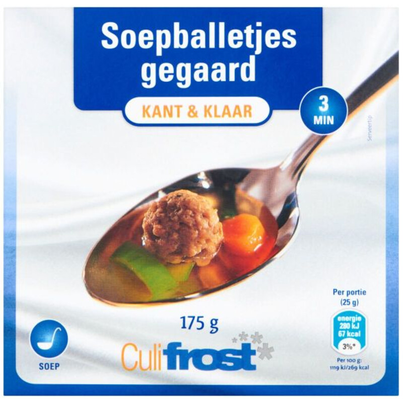 Een afbeelding van Culifrost Soepballetjes