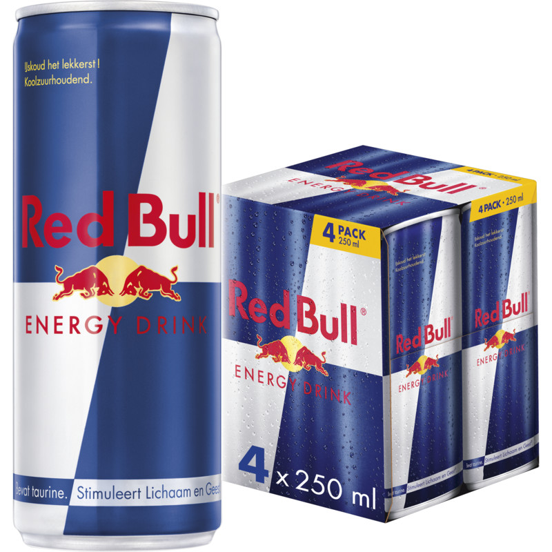 Een afbeelding van Red Bull Energy drink 4-pack