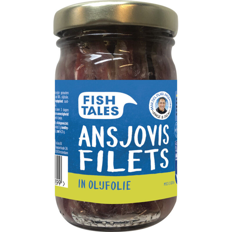Een afbeelding van Fish Tales Ansjovisfilets in olijfolie