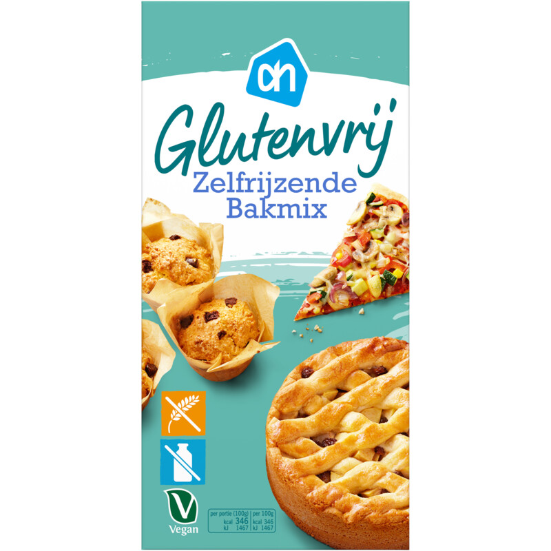 Een afbeelding van AH Glutenvrij Zelfrijzende bakmix