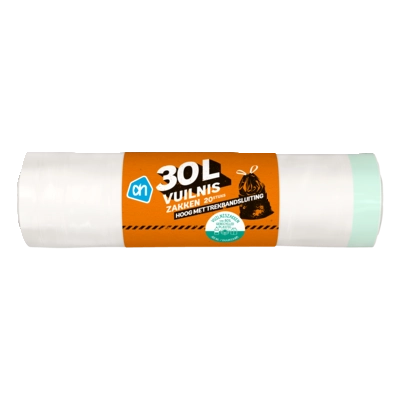 pdp-image-AH Vuilniszakken 30 liter hoog met trekband
